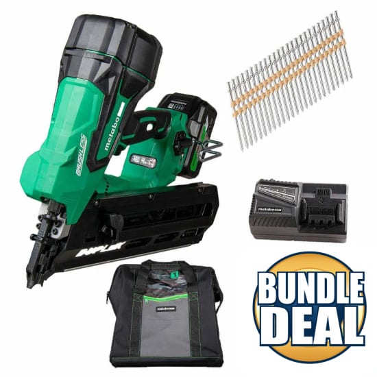 Metabo HPT 36V Cordless 2.5Ah Duplex Nailer Bundle